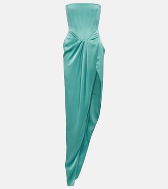 Strapless gathered gown | Alex Perry