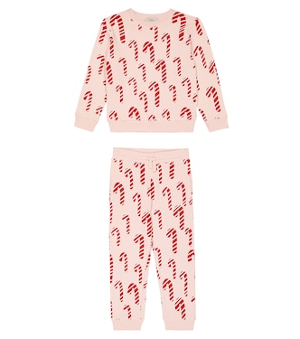 Set de sudadera y pantalones de algodón | Stella McCartney Kids