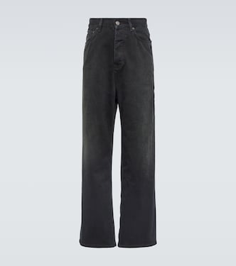 Weite Mid-Rise-Hose aus Baumwolle | Balenciaga
