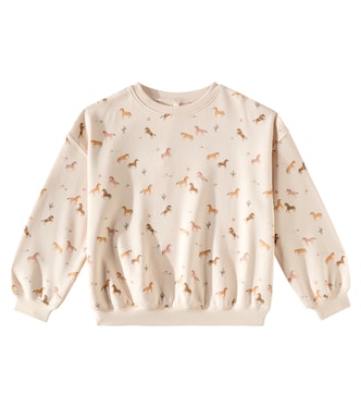 Sudadera de mezcla de algodón estampada | Rylee + Cru