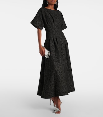 Midikleid Rosalie aus Jacquard | Simkhai
