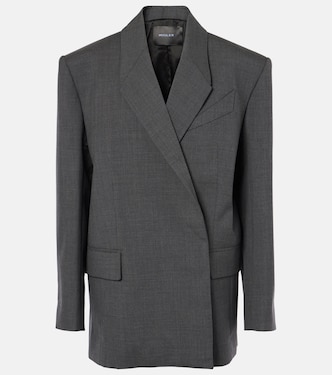 Blazer oversize en laine vierge | Mugler