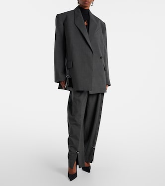 Blazer oversize en laine vierge | Mugler