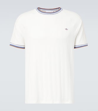 x CLOT ribbed-knit T-shirt | Adidas
