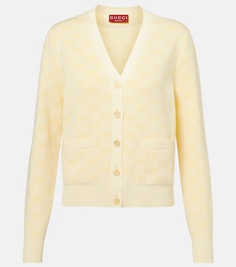 GG cotton jacquard cardigan | Gucci
