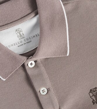 Polo in piqué di cotone | Brunello Cucinelli Kids