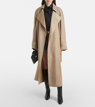 Astoria cutout trench coat | The Frankie Shop