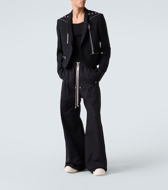 Jumbolace Sneaks suede sneakers | Rick Owens