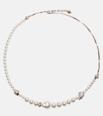 Faux pearl necklace | McQueen