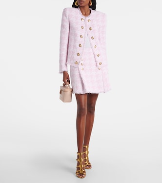 Spencer cotton-blend tweed jacket | Balmain