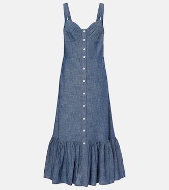 Cotton chambray maxi dress | Polo Ralph Lauren