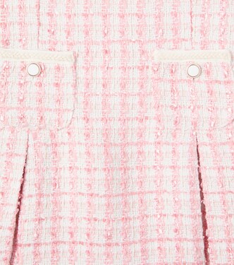 Pleated tweed dress | Patachou