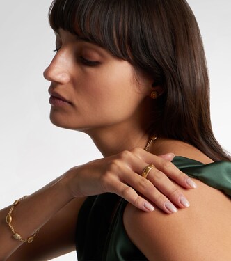 Clio Small 18kt gold ring with diamonds | Pamela Zamore