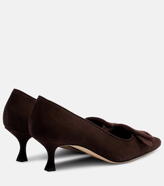 Escarpins Maysale 50 en daim | Manolo Blahnik