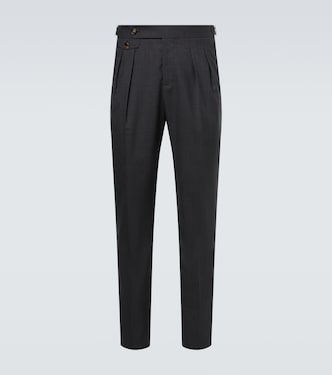 Virgin wool straight pants | Brunello Cucinelli