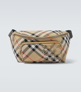 Burberry Check embroidered belt bag | Burberry