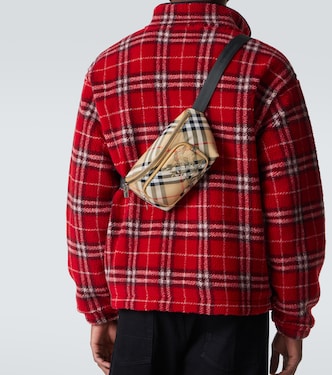 Burberry Check embroidered belt bag | Burberry