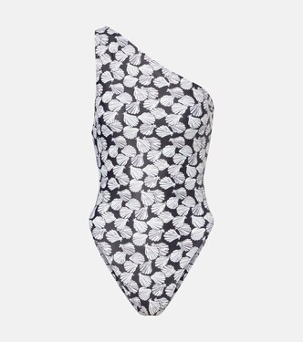 Printed one-shoulder swimsuit | Same