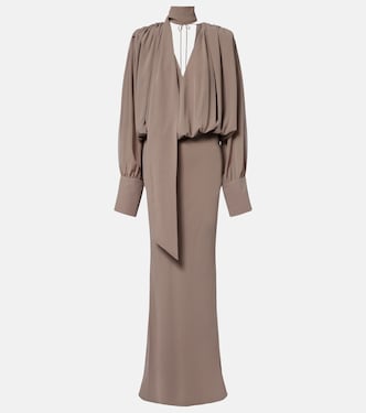 Robe longue à foulard | Rotate