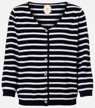 Striped cashmere cardigan | Jardin des Orangers
