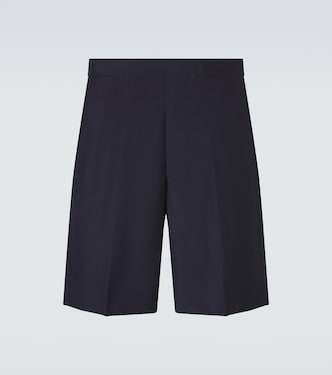 Bermuda-Shorts aus Wolle und Mohair | Prada
