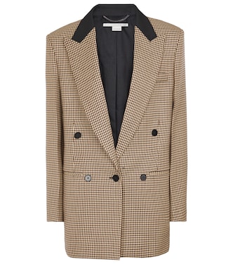 Marthy houndstooth wool blazer | Stella McCartney
