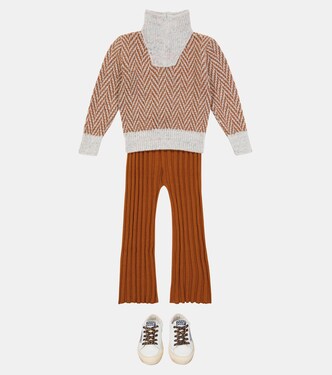 Wool and cotton-blend sweater | Paade Mode