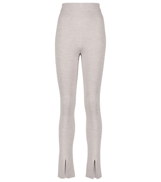 Wool, silk and cashmere knit pants | Magda Butrym