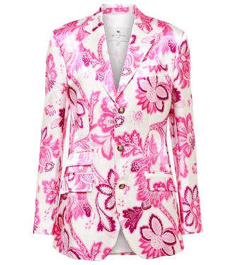 Paisley single-breasted blazer | Etro