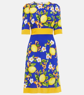 Midikleid aus einem Seidengemisch | Dolce&Gabbana