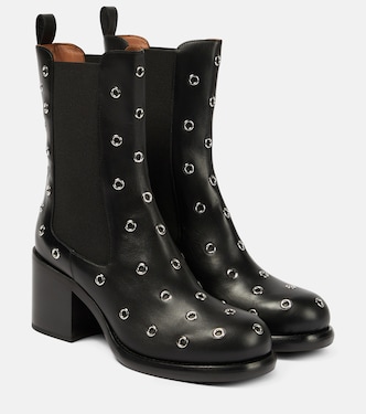 Botas de piel adornadas | Alaïa