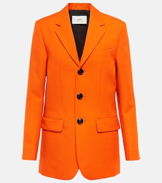 Buttoned virgin wool blazer | Ami Paris