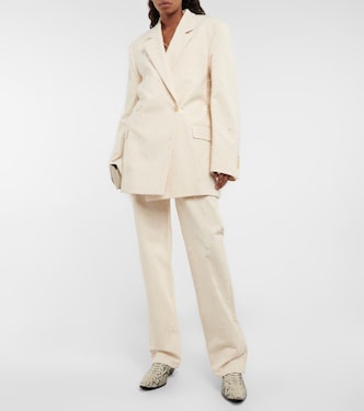 Botines de piel con efecto serpiente | Acne Studios