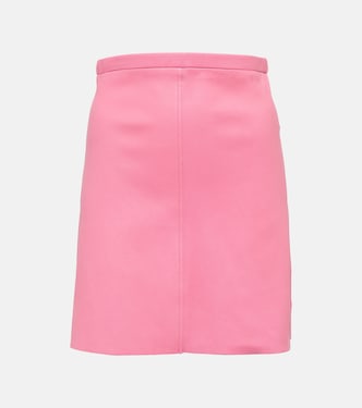 Lucie leather miniskirt | Stouls