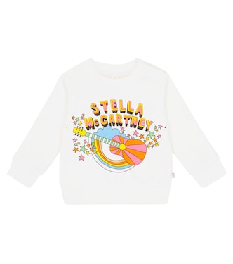 Baby - Felpa in jersey di cotone con stampa | Stella McCartney Kids