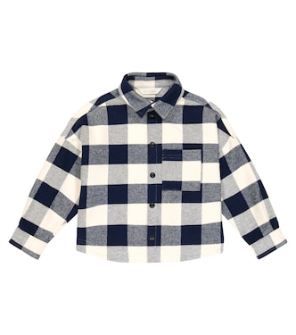 Hemdjacke aus Baumwolle | Palm Angels Kids