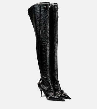 Botas mosqueteras Cagole de piel | Balenciaga