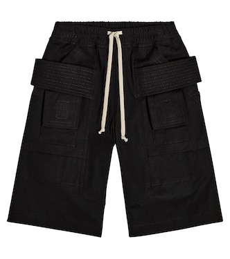 Shorts cargo Pods en mezcla de algodón | Rick Owens Kids