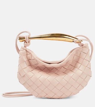 Sardine Intrecciato Baby leather crossbody bag | Bottega Veneta