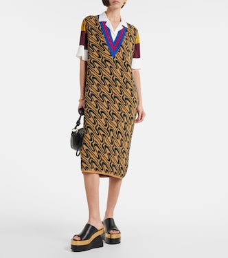 Robe midi intarsia | Dries Van Noten