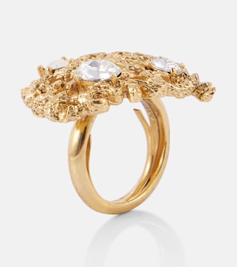 Bague Coral Heart à ornements | Oscar de la Renta