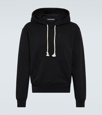 Felpa Fairah Face in cotone con cappuccio | Acne Studios