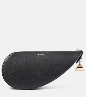Clutch Le Demi Cœur aus Leder | Alaïa