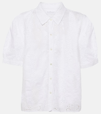 Top Olivia en coton | Velvet