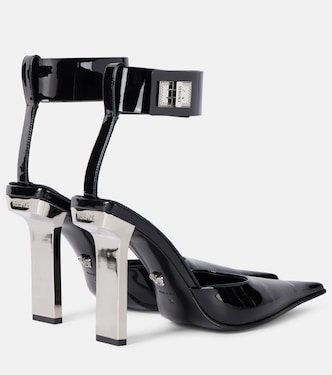 Escarpins slingback en cuir verni | Versace