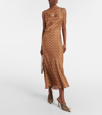 Moon satin slip dress | Marine Serre