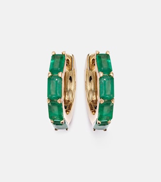 Boucles d'oreilles en or 18 ct et émeraudes | Shay Jewelry