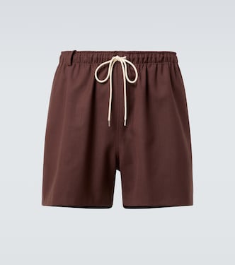 Wool and mohair shorts | Auralee