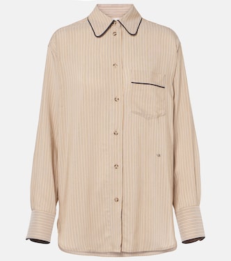Camisa de pijama a rayas | Victoria Beckham