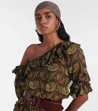 Foulard en soie imprimé | Saint Laurent